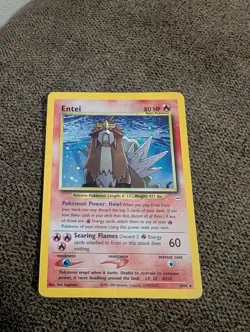 Entei Neo Revelation Holo Rare Pokemon TCG Card 6/64 - Image 1