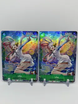 Uta Alt Art OP13-023 SR Carrying on His Will ONE PIECE TCG (x2 Lot Cards) - Image 1