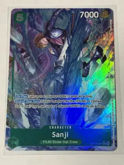 One piece tcg alt art lot op13 carrying on his will 9 cards total - Image 2