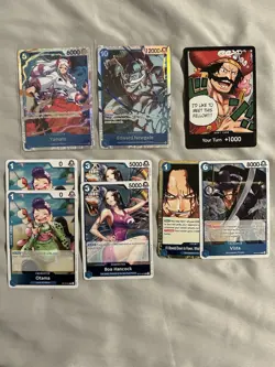 Yamato OP13-054 Super Rare Alt Art Carry on His Will One Piece LOT 11x BLUE -BOA - Image 3
