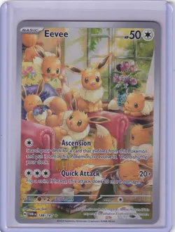 Eevee Pokemon 2024 S&V Twilight Masquerade Illustration Rare #188 NM - Image 1
