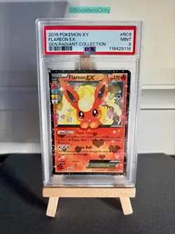 2016 POKEMON XY GENERATIONS RADIANT COLLECTION #RC6 FLAREON EX PSA 9 LOW POP ✅ - Image 1