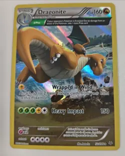 Pokemon Dragonite Full Art Trading Card XY- Roaring Skies 52/108 Holo Rare #Live - Image 1