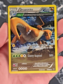 Dragonite 52/108 Roaring Skies Full Art Holo Rare Holo Pokemon Card LP/NM 52/108 - Image 3