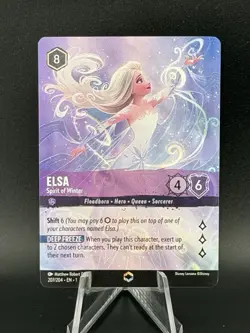 Disney Lorcana First Chapter Elsa Spirit Of Winter Enchanted - Image 1