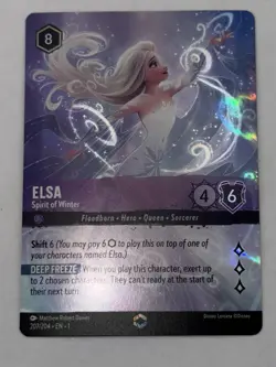 Disney Lorcana First Chapter Elsa Spirit Of Winter Enchanted - Image 3