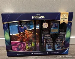 SEALED Disney Lorcana First Chapter Collector Set 6 Packs Portfolio Promo 4050368981752 - Image 1