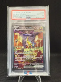 PSA 10 💎 Gem MINT Raging Bolt ex SIR 208/162 - Temporal Forces (Pokemon TCG) - Image 1