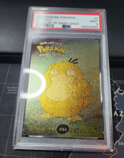 PSA 9 - 2000 - DANONE POKEMON STADIUM TIP SHINY GOLD - #5 PSYDUCK (Pop: 19) - Image 1