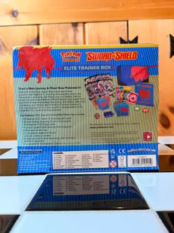 Pokemon TCG Sword and Shield Base Set ETB Elite Trainer Box Zamazenta New Sealed - Image 3