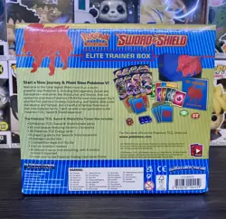 Sword and Shield Base Set ETB Elite Trainer Box Zamazenta Pokemon TCG Sealed - Image 3