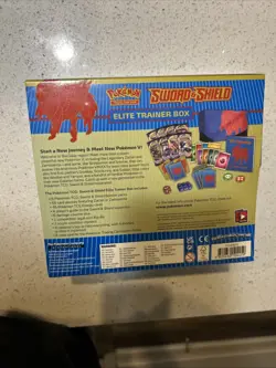 Pokemon TCG Sword and Shield Base Set Elite Trainer Box Zamazenta ETB SEALED - Image 2