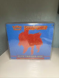 Pokemon TCG Sealed Sword and Shield Base Set ETB Elite Trainer Box Zamazenta New - Image 1