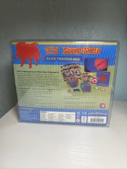 Pokemon TCG Sealed Sword and Shield Base Set ETB Elite Trainer Box Zamazenta New - Image 2