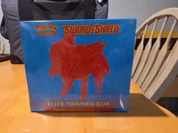 Pokemon TCG Sealed Sword and Shield Base Set ETB Elite Trainer Box Zamazenta New - Image 2