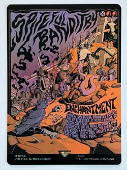 MTG Spiteful Banditry - Foil - Borderless Poster, NM-Mint, English - Image 1