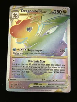 Dragonite VSTAR (Secret) 081/078 Pokemon GO Holo - Image 1
