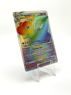 Pokemon Dragonite VSTAR (Secret Rare) Pokemon GO 081/078 - Image 3