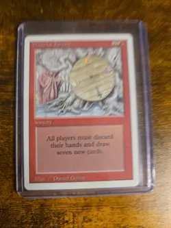 Magic: The Gathering Wheel of Fortune Revised Edition Sorcery, Light Play - Image 1