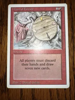 MTG Magic the Gathering Wheel Of Fortune Revised Edition Card - Image 4