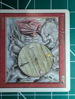 Magic the Gathering Wheel of Fortune Revised Card Regular Edition Rare English - Image 2