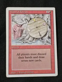 Wheel Of Fortune - Magic The Gathering MtG Revised Edition - Image 1