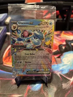 Pokemon TCG Glaceon EX (Prismatic Evolutions Stamped) Promo Card 026/131 Sealed - Image 1
