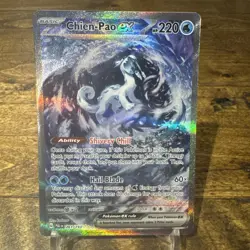 Pokemon TCG Paldea Evolved Chien-Pao EX 261/193 Special Illustration Rare Card - Image 1