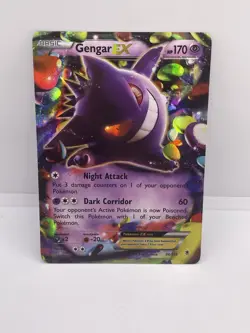 Pokemon Gengar EX 34/119 XY - Phantom Forces Holo Card - Image 1