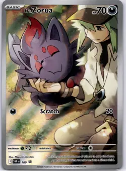 N's Zorua Promo SV: Scarlet & Violet Promo Cards 189 NM - Image 1