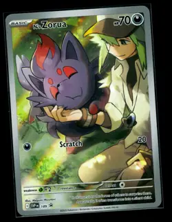 SV: Scarlet & Violet Promo Cards N's Zorua Promo #189 Near Mint - Image 1