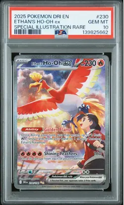 PSA 10 Ethan’s Ho- Oh Ex 230/182 Destined Rivals SIR GEM MINT - Image 1