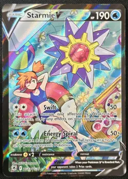 Pokemon Basic TCG Starmie v Astral Radiance Holo Ultra Rare Full Art TG13/TG30 - Image 1
