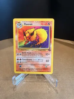 Flareon 19/64 - Jungle Unlimited Non-Holo Rare WOTC Pokemon TCG LP - Image 1