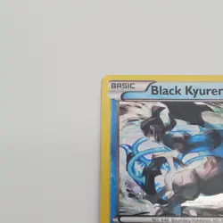 Black Kyurem XY160 Cosmo Holo Black Star Promo LP Pokemon TCG - Image 2