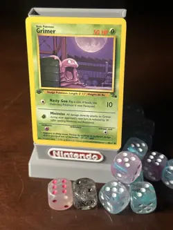Pokemon TCG Grimer Fossil, 1st Edition Common - Image 1