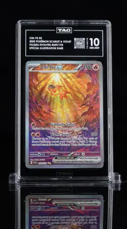 Chi-Yu ex - 259/193 TAG 10 - Paldea Evolved - Pokemon - PSA 10 - Image 1