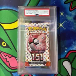 PSA 10 Gem Mint Pokemon Scarlet & Violet 151 Sealed Foil Booster Pack English - Image 1