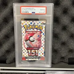 PSA 10 Gem Mint Pokemon Scarlet & Violet 151 Sealed Foil Booster Pack English - Image 1