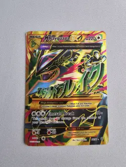 M Rayquaza EX (Shiny Full Art) 98/98 XY - Ancient Origin Holo ULTRA RARE POKEMON - Image 1