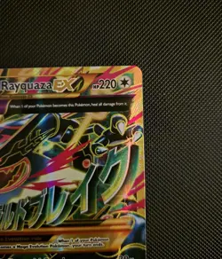 M Rayquaza EX (Shiny Full Art) 98/98 XY - Ancient Origin Holo ULTRA RARE POKEMON - Image 5