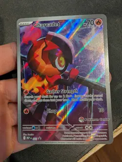 Pokemon TCG Charcadet 022 Pokemon Center Stamped Phantasmal Flames ETB Promo NM - Image 2