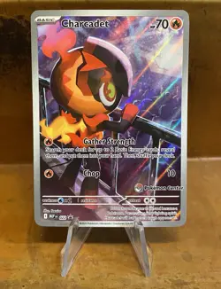 Charcadet 022 Pokemon TCG Phantasmal Flames Pokemon Center STAMPED Promo NM - Image 1