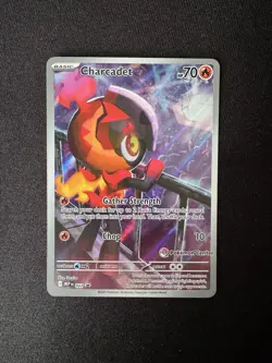 Charcadet 022 Pokemon TCG Phantasmal Flames Pokemon Center STAMPED Promo NM - Image 1