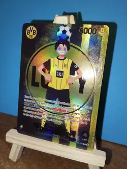 One Piece BVB Borussia Dortmund Promo Monkey D. Luffy St13-003 Custom Card - Image 3