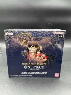 One Piece OP-01 Romance Dawn Booster Box BLUE BOTTOM English Wave One NEW SEALED - Image 1