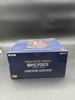 One Piece OP-01 Romance Dawn Booster Box BLUE BOTTOM English Wave One NEW SEALED - Image 2