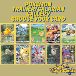 Pokemon Trainer Gallery: Choose Your Card! English NM Full Art Galarian GG TG - Image 1