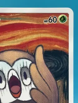Rowlet 290/SM-P Munch Scream Promo Japanese TCG Card 2018 regular Pokemon card - Image 3