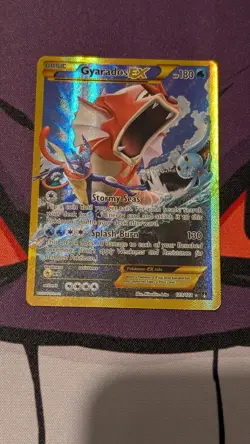 Pokemon Gyarados EX TCG Secret Rare Card 123/122 XY Breakpoint 62 - Image 1